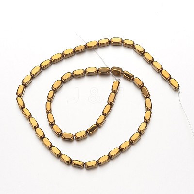 Electroplate Non-magnetic Synthetic Hematite Bead Strands G-F300-40A-03-1