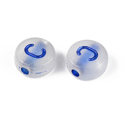 Luminous Frosted Acrylic Beads FACR-T008-02C-1