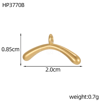 304 Stainless Steel Pendants STAS-OY015-64G-1