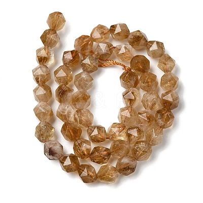Heated Natural Citrine Beads Strands G-Z119-A37-02-1