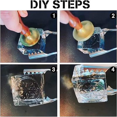 1Pc Brass Stamp Head DIY-OC0008-66D-1