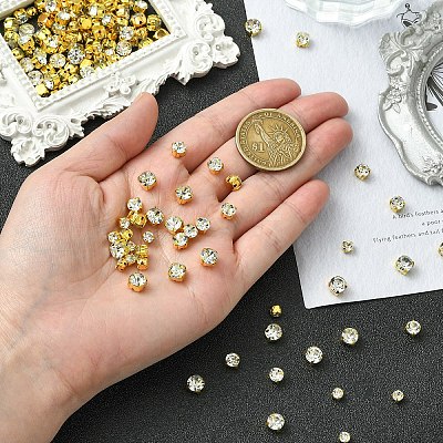 150Pcs 3 Styles Sew on Rhinestone KK-YW0002-74-1