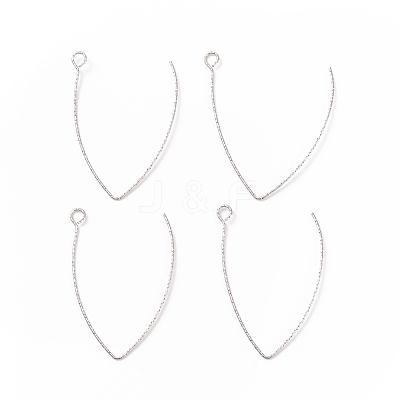 Tarnish Resistant 316 Stainless Steel Earrings Finding STAS-B025-02P-1