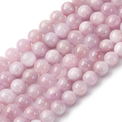 Natural Kunzite Beads Strands G-H313-01B-8mm-1