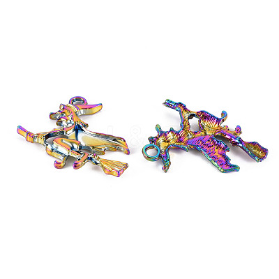 Rainbow Color Alloy Pendants PALLOY-S180-254-NR-1
