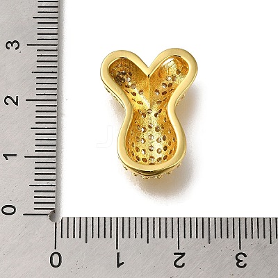 Brass with Cubic Zirconia Pendants KK-Q818-02Y-G-1