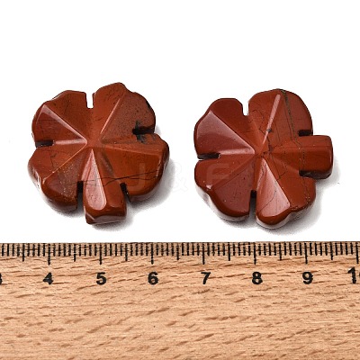 Natural Red Jasper Carved Clover Display Decorration GG-CBA6D08-D02-1