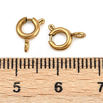 304 Stainless Steel Spring Ring Clasps STAS-B095-05B-G-1