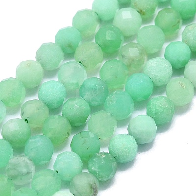 Natural Chrysoprase Beads Strands G-G106-C01-03-1