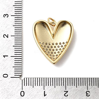 Brass Micro Pave Cubic Zirconia Pendants KK-H519-10G-1