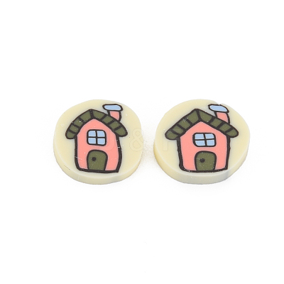 Handmade Polymer Clay Cabochons CLAY-N006-137-1