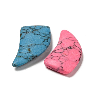 Dyed Synthetic Turquoise Beads G-G075-04-1