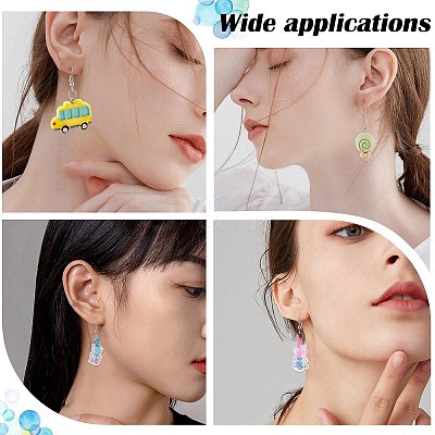 DIY Cartoon Earring Making Kit DIY-SZ0009-03-1