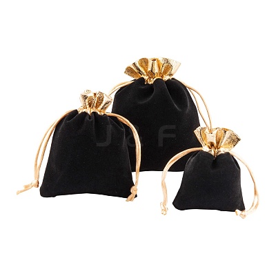 30Pcs 3 Style Rectangle Velvet Jewelry Bag TP-LS0001-03-1