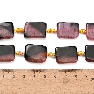 Natural Agate Beads Strands G-A321-A01-01C-1