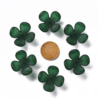 Frosted Acrylic Bead Caps MACR-S371-06A-735-1