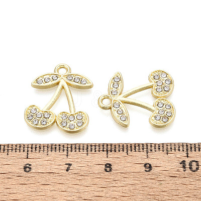 Alloy Rhinestone Pendants FIND-N008-31KCG-1