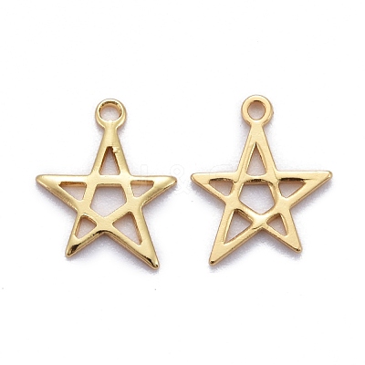 Brass Pendants KK-Z009-16G-1