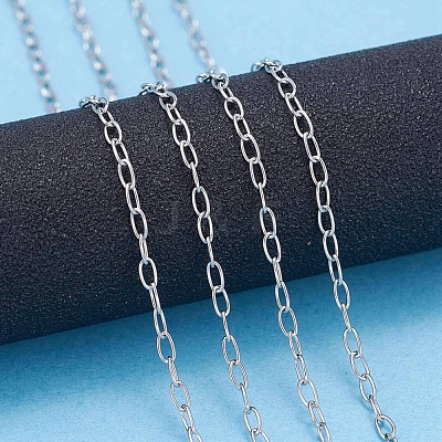 Tarnish Resistant 304 Stainless Steel Cable Chains CHS-L024-013B-1