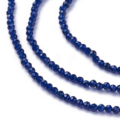Faceted Glass Beads Strands G-F619-09A-2mm-1