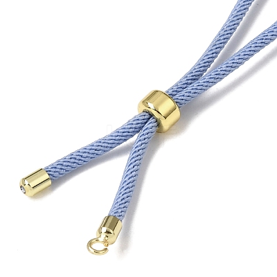 3MM Adjustable Round Nylon Braided Cord Bracelet Making FB-CBAA152-04G-30-1
