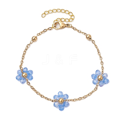 304 Stainless Steel Chain Bracelets BJEW-JB11171-1
