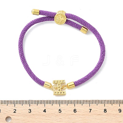 Adjustable Nylon Cord Bracelets BJEW-C096-01G-09-1