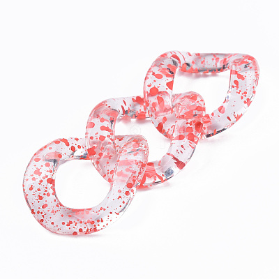 Transparent Acrylic Linking Rings OACR-N009-015A-B03-1