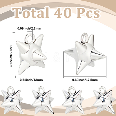 40Pcs Alloy Pendants FIND-SC0021-11-1