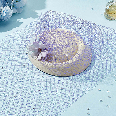 Polyester Bridal Veils DIY-WH0622-072A-1