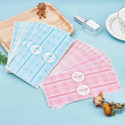 2 Bags 2 Colors Adhesive Sticker with Paper Sticker DIY-PH0002-22-1