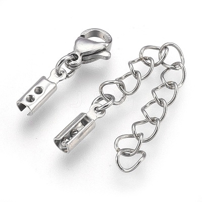 Tarnish Resistant 304 Stainless Steel Chain Extender X-STAS-P207-01P-C-1