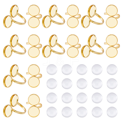 DIY Cuff Ring Making Kits DIY-HS0001-66-1