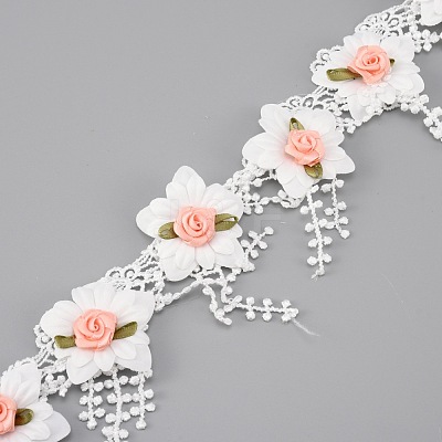 Nonelastic Lace Trim OCOR-WH0075-12-1