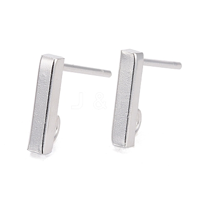 304 Stainless Steel Stud Earring Findings X-STAS-G224-21S-03-1