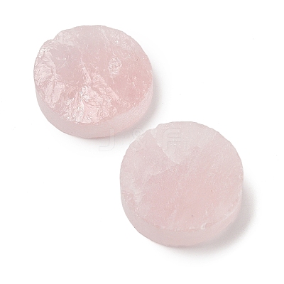 Natural Rose Quartz Cabochons G-K338-39E-02-1