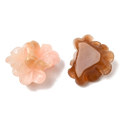 Transparent Resin & Glitter Powder Cabochons RE-CBAEB2B-02-1