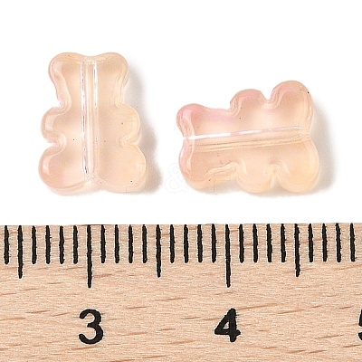Transparent Spray Paint Glass Beads GLAA-Z011-08G-1