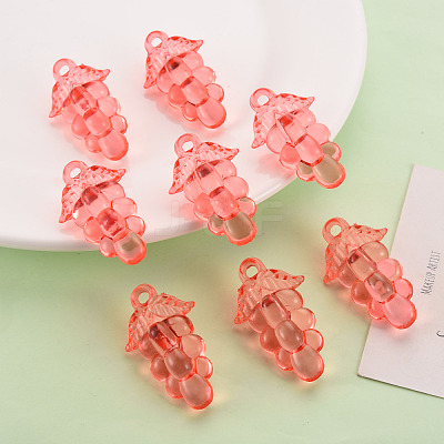 Autumn Theme Transparent Acrylic Beads TACR-S154-60B-910-1