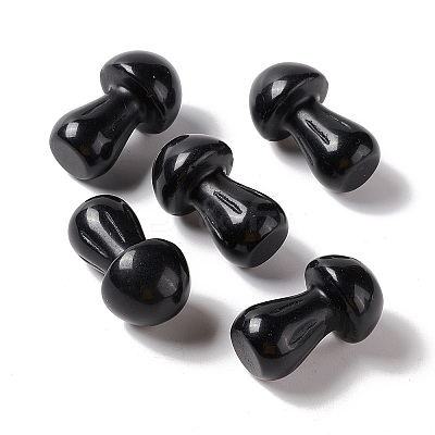 Natural Obsidian GuaSha Stone G-A205-25G-1