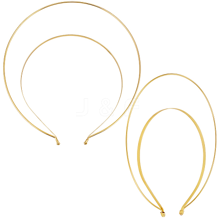 3Pcs Iron Hair Band Findings IFIN-BBC0001-02-1