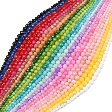Natural Mashan Jade Graduated Beads Strands GG-CBA2AE1-A08-1