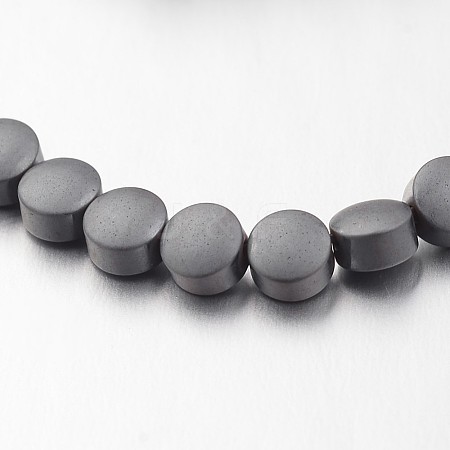 Non-magnetic Synthetic Hematite Bead Strands G-F300-33B-F09-1