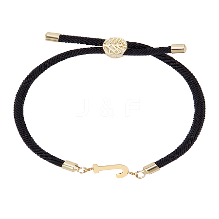 1Pc Adjustable Nylon Cord Slider Bracelets for Women BJEW-LP0001-32J-01-1
