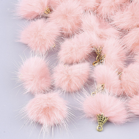 Faux Mink Fur Tassel Pendant Decorations FIND-S300-37U-1