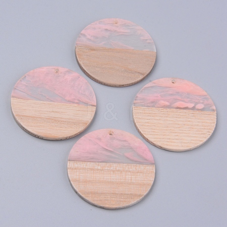 Resin & Wood Pendants RESI-R428-03B-1