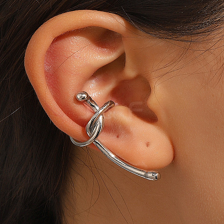 Irregular Alloy Cuff Earrings WGBD15E-03-1