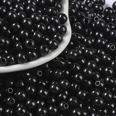 Opaque Acrylic Beads SACR-A007-01C-16-1