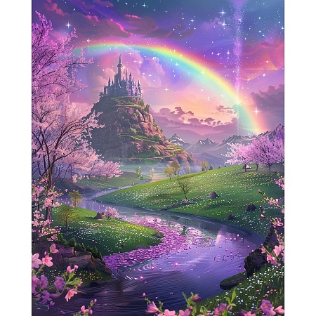 Rainbow and Balloon Style DIY Diamond Painting Kit PW-WG89A4E-06-1