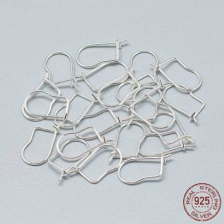 925 Sterling Silver Earring Hoop STER-T002-185S-1